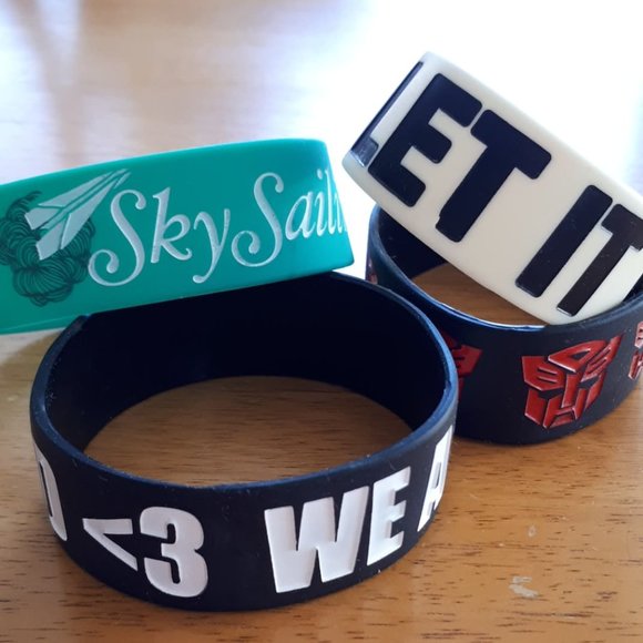 Rubber/Silicone Bracelets - Picture 5 of 10